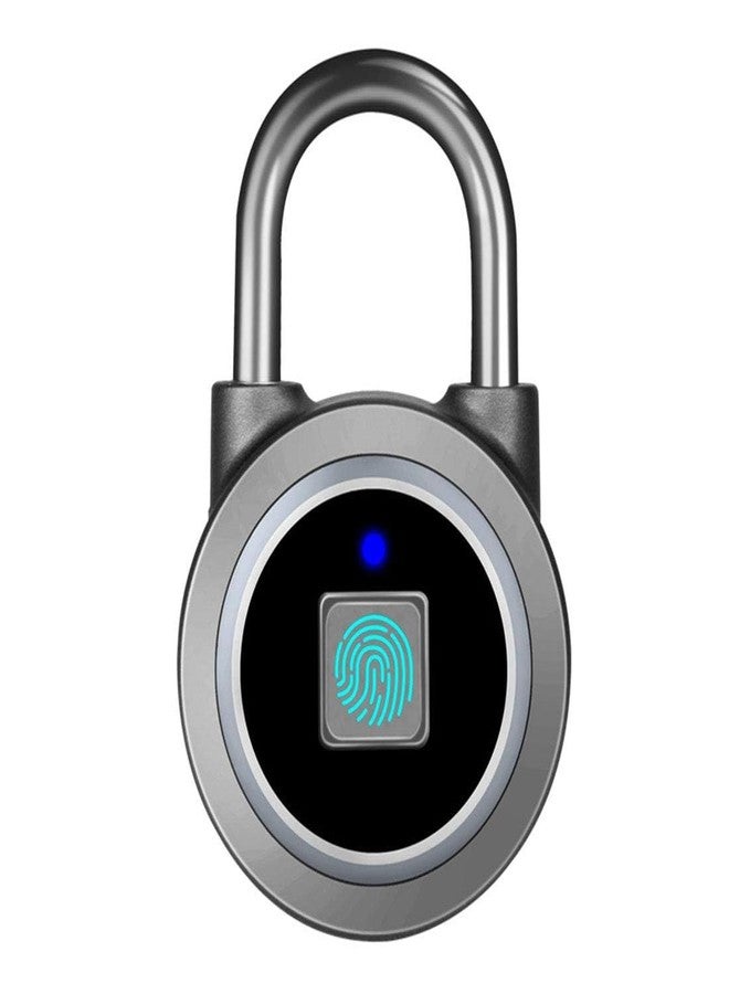 BeQuest: Quest For More قفل ذكي ببصمة الإصبع مصقول، مزود بتقنية بلوتوث، تطبيق، مقاوم للماء بمعيار IP65، قفل ذكي بدون مفتاح ببصمة الإصبع، مناسب للصالات الرياضية، والرياضات، والدراجات، والمدارس، والخزائن، والجراجات، ومخازن التخزين. - Image 1